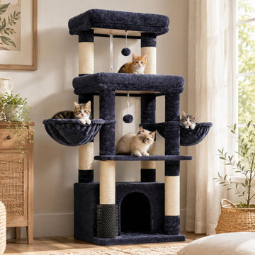 Cat Tree Tower with Extra Large Platform, Big Condo