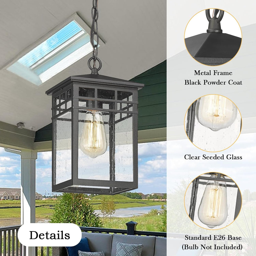 Outdoor Pendant Light Lanterns for Front Porch
