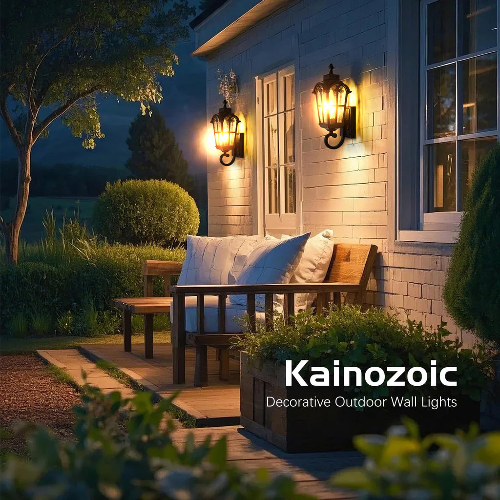Motion Sensor Dawn to Dusk Outdoor Sensor Light Fixture Waterproof Porch Lights Anti-Rust Exterior Lighting Outdoor