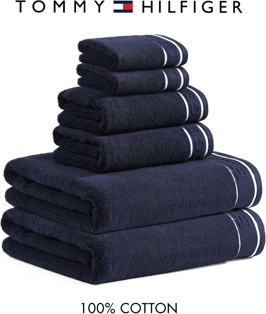 Bathroom Towels, Soft Cotton Washcloths, Bath & Hand Towel Set, Zero Twist, Medium Weight & Highly Absorbent, Set of