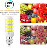 E12 LED Bulb 5W Equivalent to 40W C7 Replacement Bulbs Clear Type B Candelabra Base Daylight White 6000K Non-Dimmable