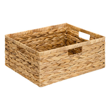 Large Wicker Basket, Wicker Storage Baskets for Shelves, 1-Pack