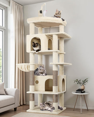 Cat Tree for Large Adult Cats, Heavy Duty Indoor Cat Tower