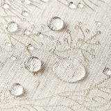 Elegant Damask Tablecloth for 8 Foot Large Rectangle Tables, Wrinkle and Stain Resistant Washable Fl