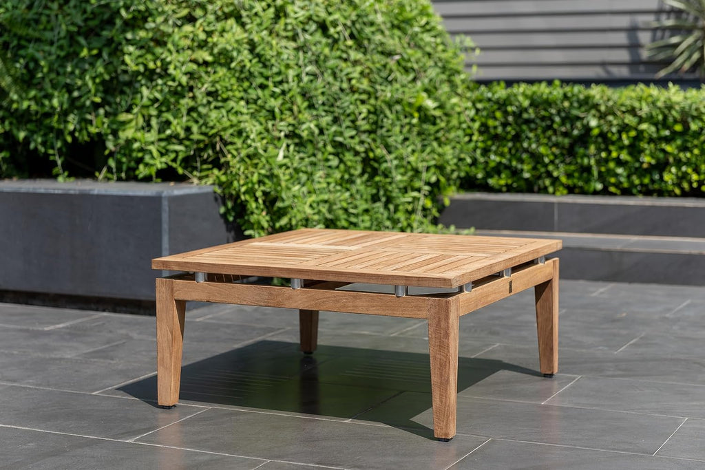 Certified Teak Wood| Durable and Ideal for Outdoors Grosseto 5-Piece Patio Sectional Set, Black