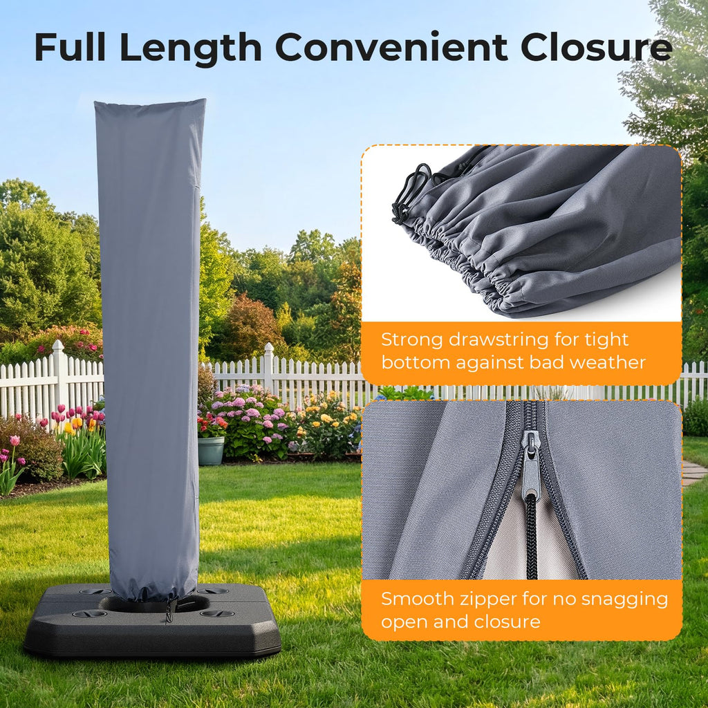 Waterproof Patio for 9-13 FT Umbrellas