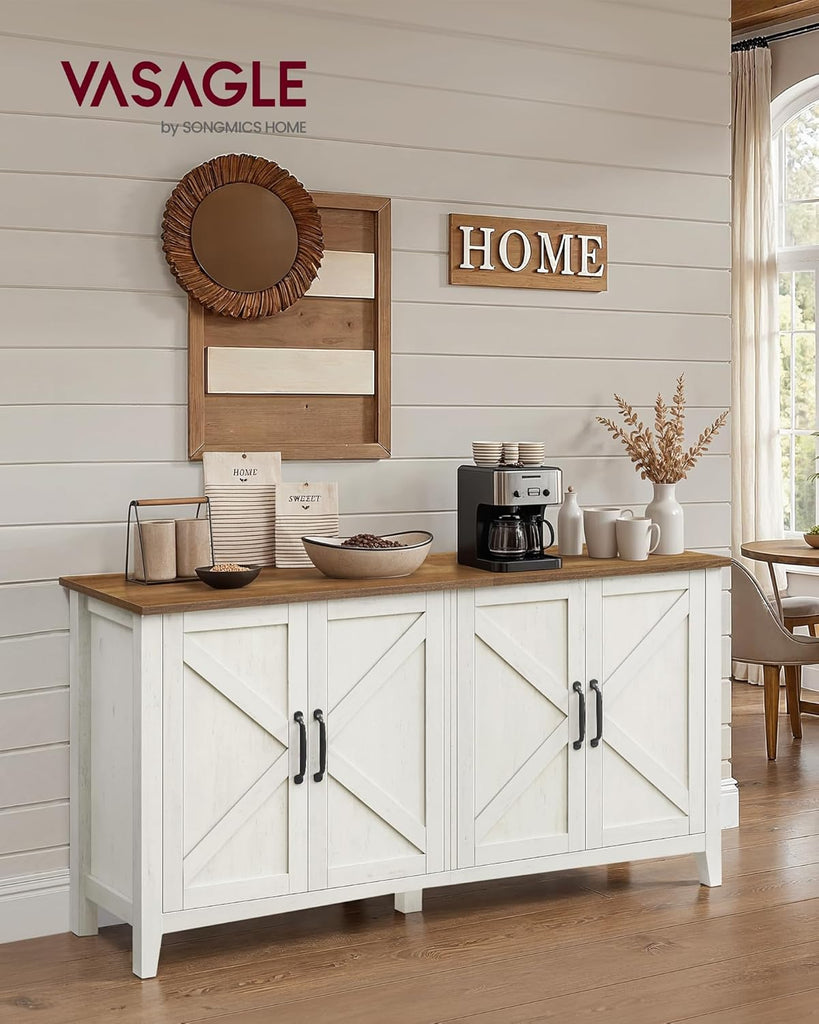 LIRY Collection - Storage Cabinet, Buffet Cabinet, Sideboard, Credenza, with Adjustable Shelves, for Living Room