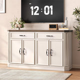 55" Sideboard Buffet Cabinet with 2 Storage Drawers & 4 Doors