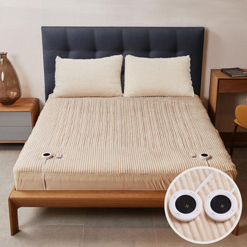 Heated Mattress Pad King Size, 6 Heating Levels, Machine Wash