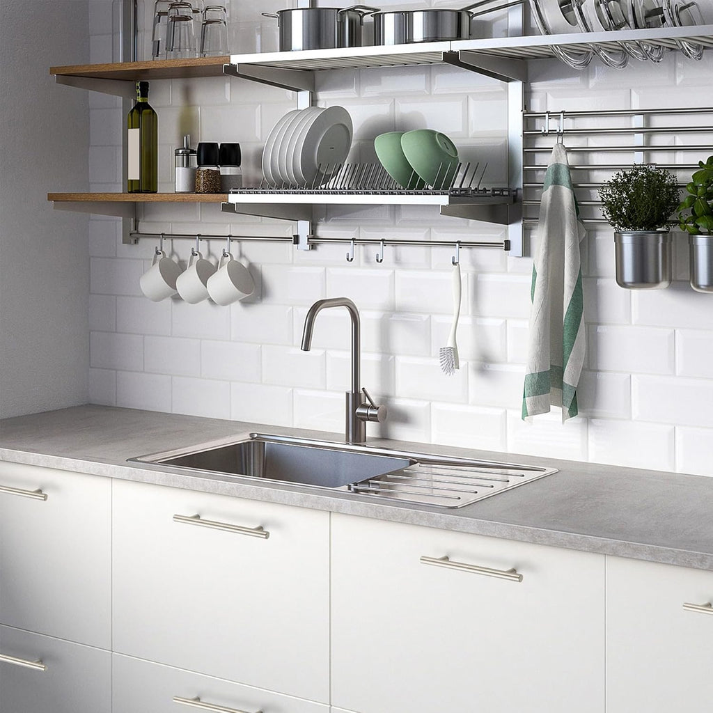10 Pack | 7.38'' Cabinet Pulls Brushed Nickel Stainless Steel Kitchen Cupboard Handles Cabinet Handles 7.38”Length, 5”