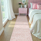 Pink 2x10 Runner Rug
