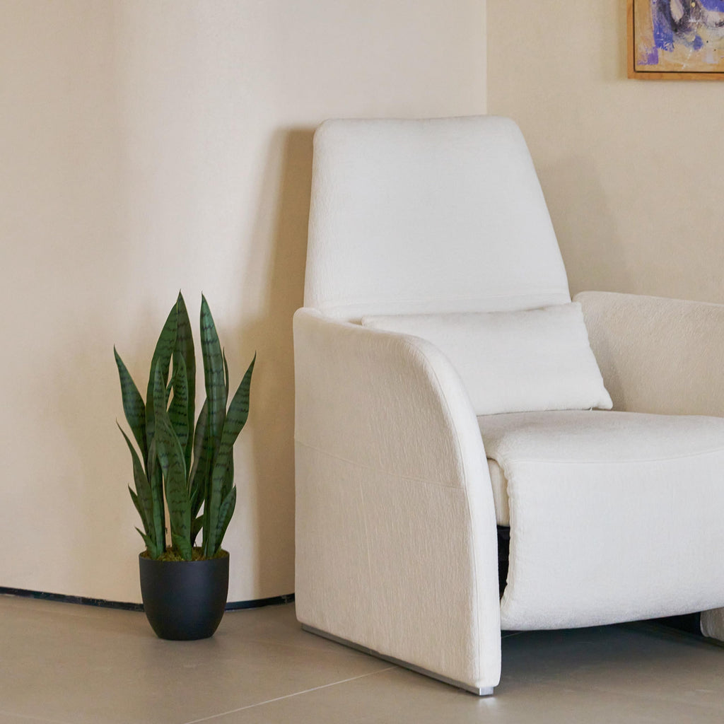 28in Artificial Sansevieria Plant with Pot Fake Snake
