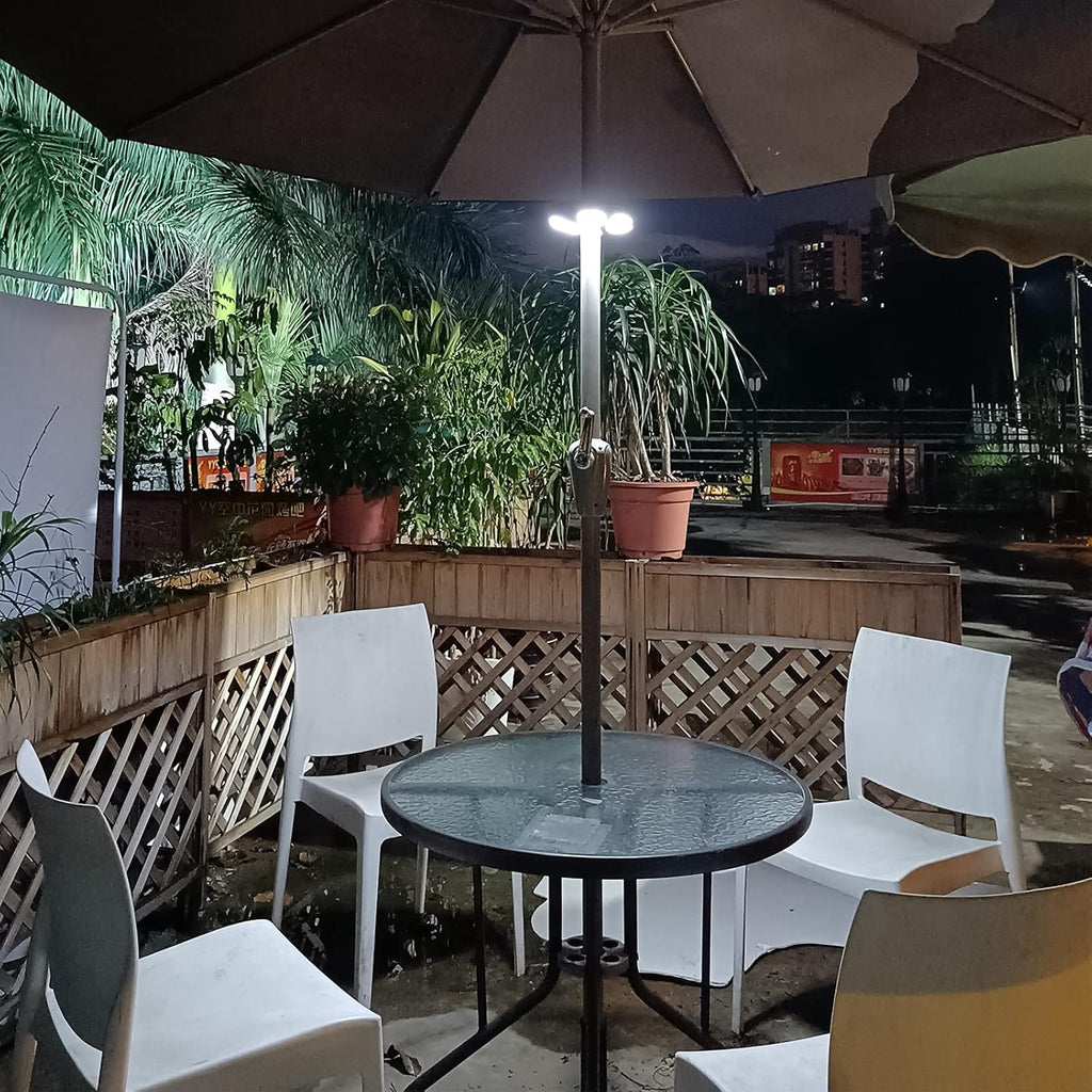 Color Umbrella Light with Remote, Outdoor/Patio Umbrella Light, Rechargeable/AA Battery, Umbrella Pole Light, 300Lumen