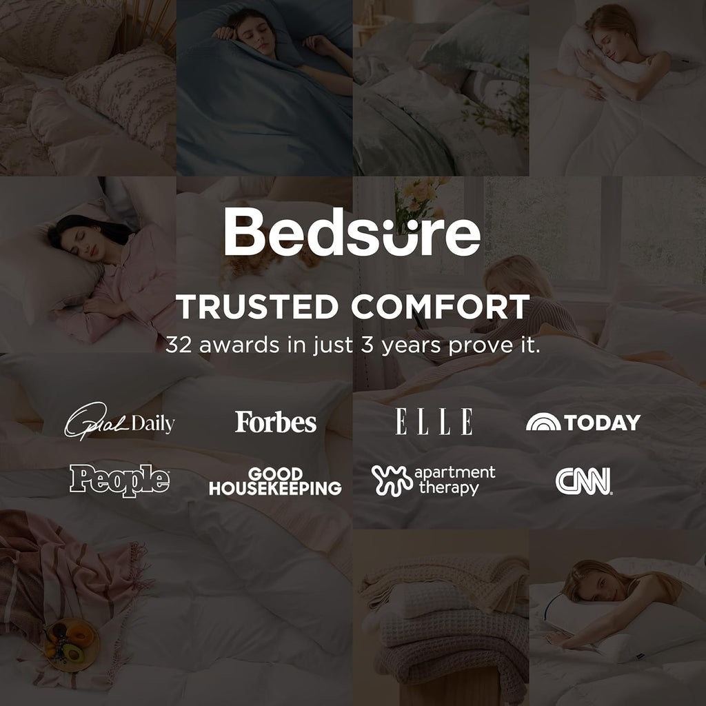 Duvet Cover-3 Pieces Prewashed 100% Polyester-Like Extra Soft Bedding Set, Includes 1 Duvet Cover