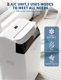 14000 BTU Room Air Conditioners with Remote Control, 3-In-1 Free Portable AC Unit with Fan & Dehumidifier