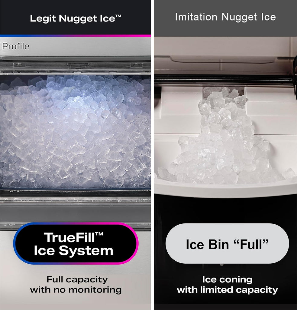 2.0 Ultra Nugget Ice Maker with .75 Gallon Side Tank and Scale Inhibiting Filter, Scoop Included, 38 lbs in 24 Hours
