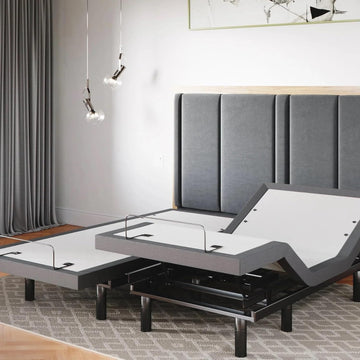 Classic Adjustable Bed Base, Head and Foot Lift, Massage, Under-Bed Lights, USB, Memory, Zero Gravity Smart Frame