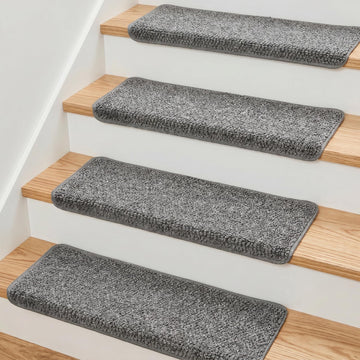 Bullnose Carpet, 14 Pack, 9.5"x30", Heat-Pressed