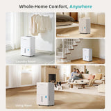 2,500 Sq. Ft. Energy Star 2025 Dehumidifier for Home & Basement, Ideal for Bedroom with Ultra Quiet 36 dB, 0.39
