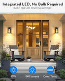 Black Exterior Lighting Fixtures Wall Mount for House