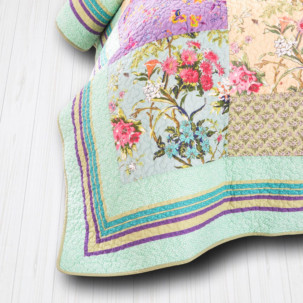 Quilts Patchwork Bedspread Set
