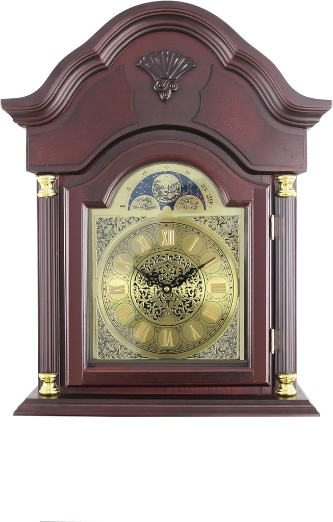72" Floor Standing Grandfather Clock Cherry Finish
