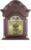 72" Floor Standing Grandfather Clock Cherry Finish