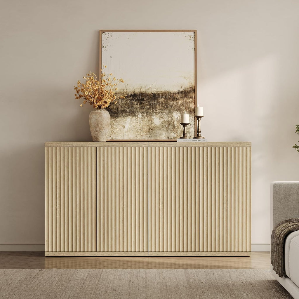 Buffet Cabinet with Storage Sideboard Cabinet with Doors & Shelves