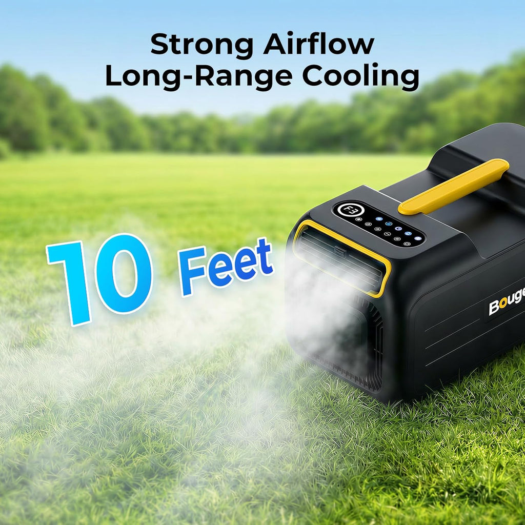 PC35 Portable Air Conditioner 3500BTU, Tent Air Conditioner with App Control, Low Power Camping AC Unit, Van Life