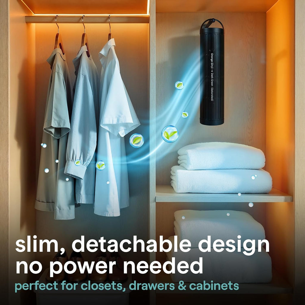 Dehumidifier, Quiet 2-in-1 Thermoelectric & Desiccant Dehumidifiers for Home