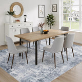 10x14 Area Rugs for Living Room : Machine Washable - Non Slip Modern Abstract Rug