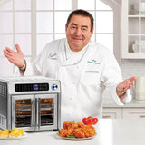 Extra Large French Door Air Fryer Toaster Oven Combo, 24 Cooking Functions and Digital Controls, 7 Accessories