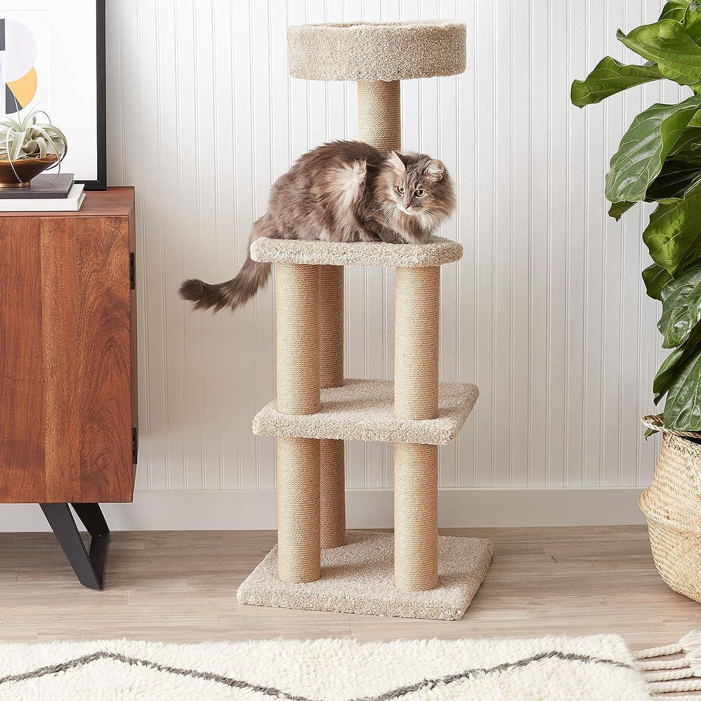 Cat Tree Tower - Multi-Level Climbing Activity Center for Indoor Cats & Kittens with Scratching Posts, Platform