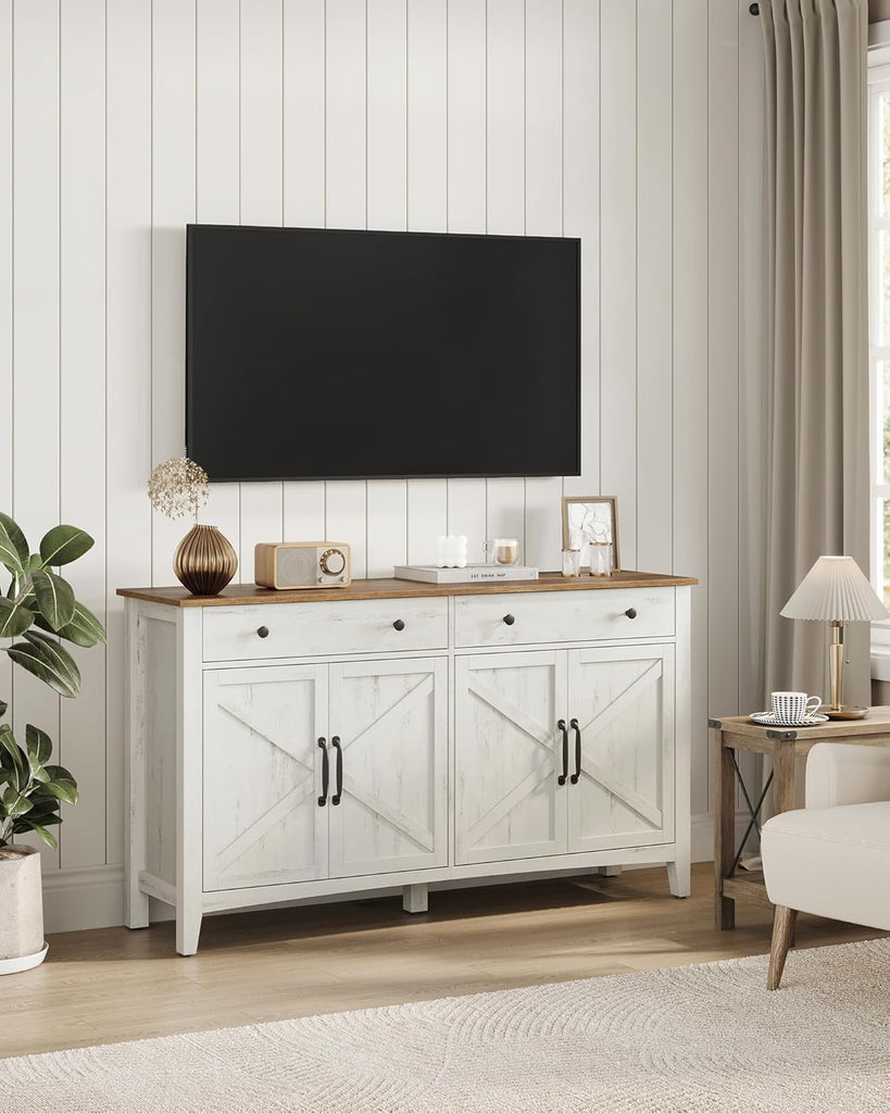 LIRY Collection - Buffet Cabinet, Coffee Bar Cabinet with 2 Drawers, Adjustable Shelves