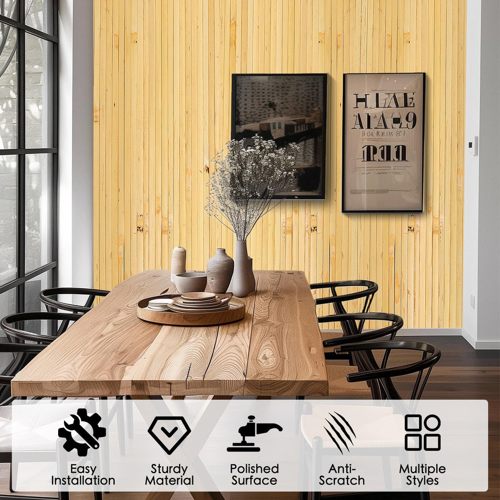 Bamboo Wall Panel Bamboo Pole Wrap Roll for Interior Decoration