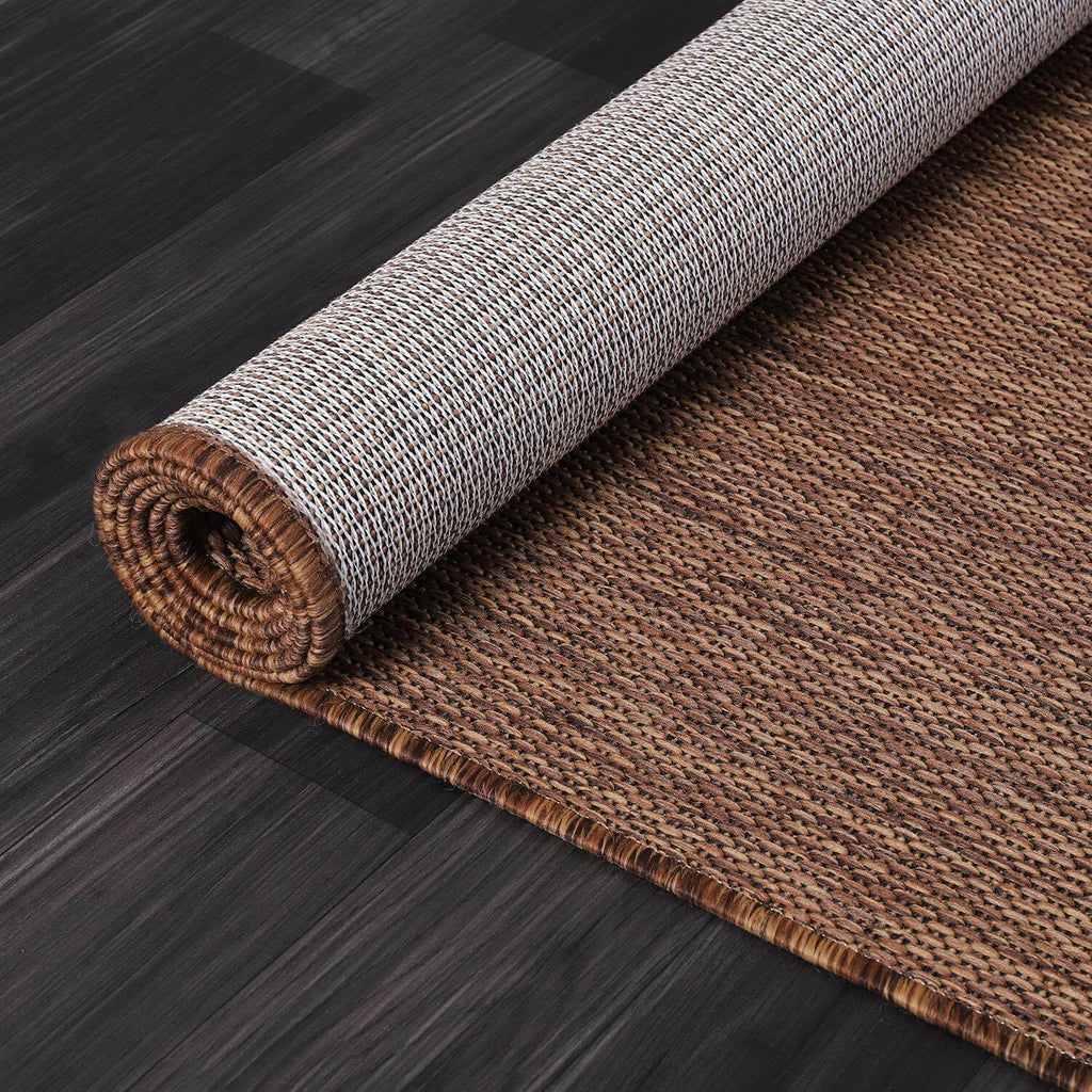Washable Indoor Outdoor Rug Weather Resistant Carpet Modern Solid for Porch Deck Balcony Backyard Pa