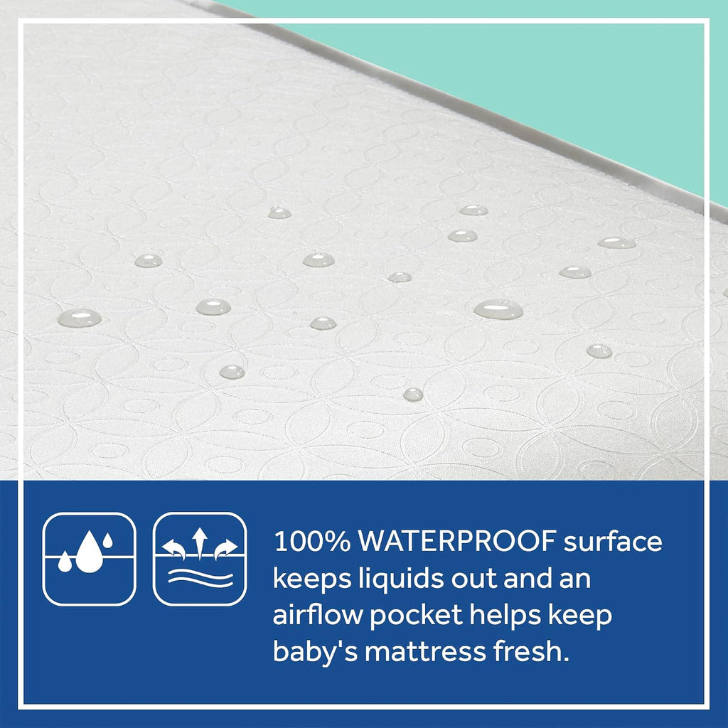 Posture Perfect Breathable Crib Mattress, GREENGUARD Gold Certified, Made in USA, 2 Stage Hybrid Memory Foam & 150