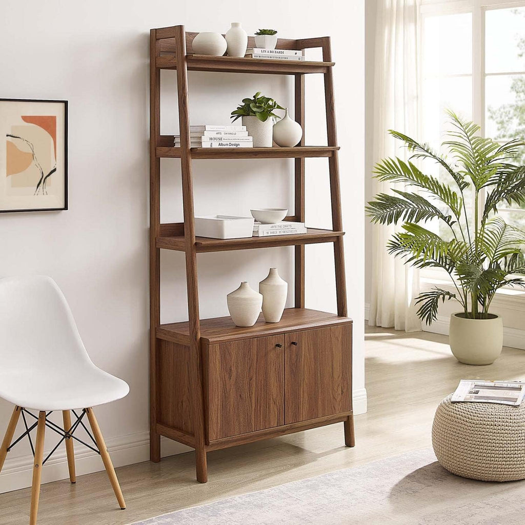 33" Bookshelf Display Case in Walnut
