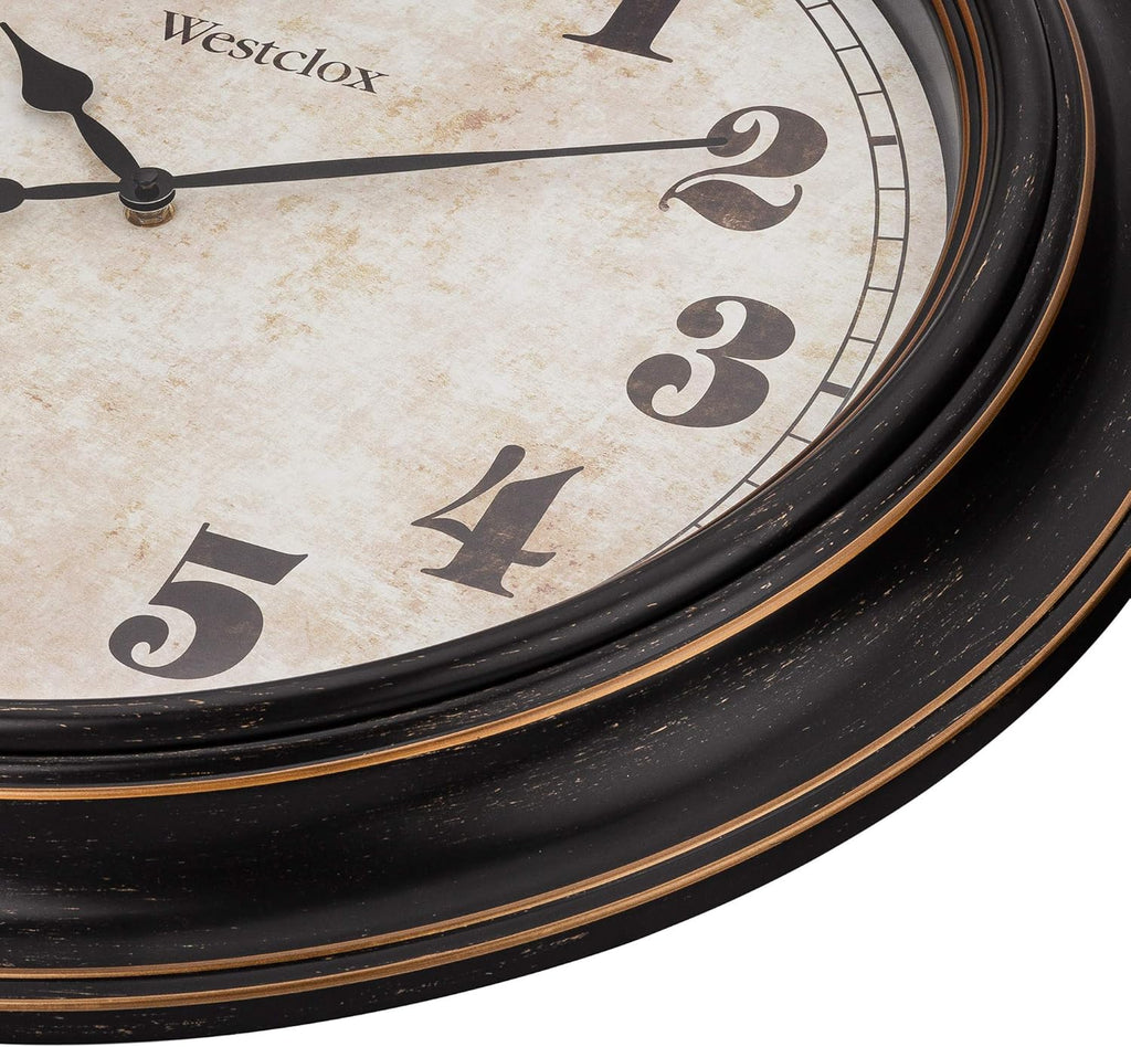 Traditional Large Wall Clock Battery-Operated Clock for Living Room, Bedroom