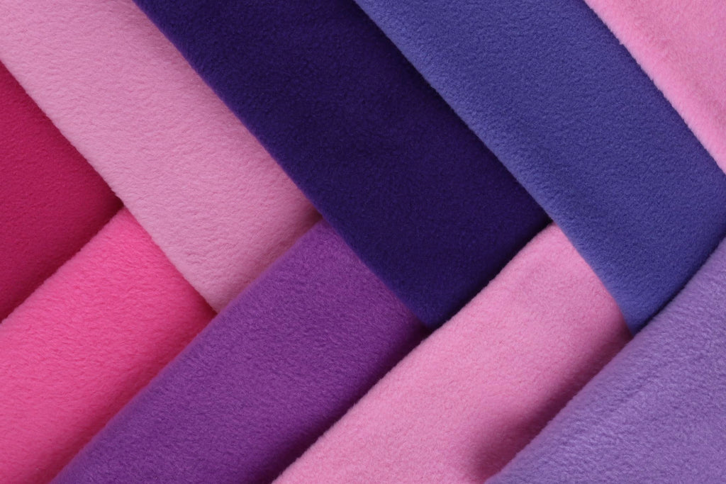 Solid Anti-Pill Polar Fleece, Pink Cut by The Yard
