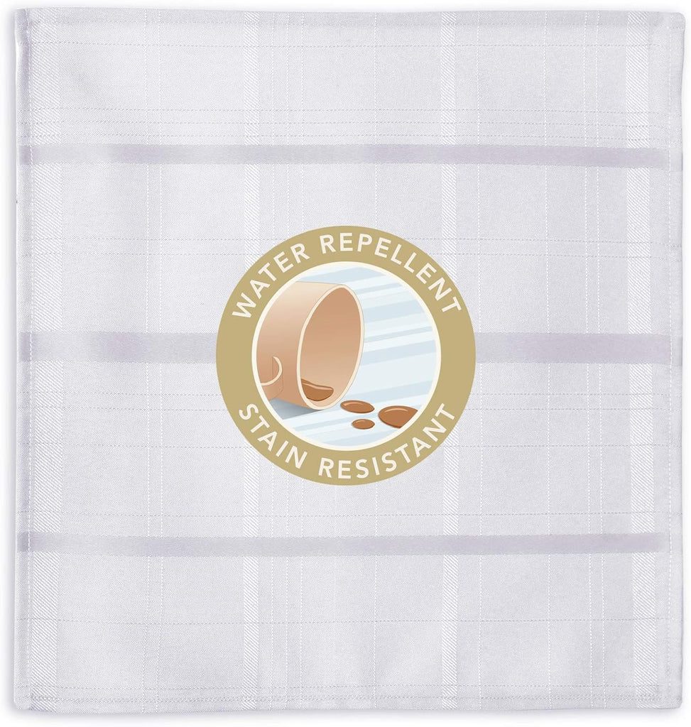 60 x 84 Inch Rectangle Fabric Tablecloth, Elegance Plaid, 100% Polyester, No Iron Soil Resistant Din