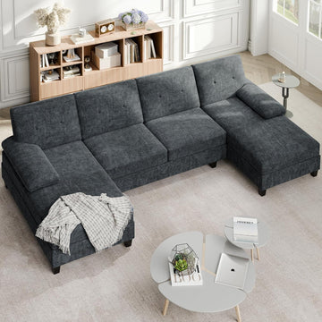 U-Shaped Sectional Couches for Living Room