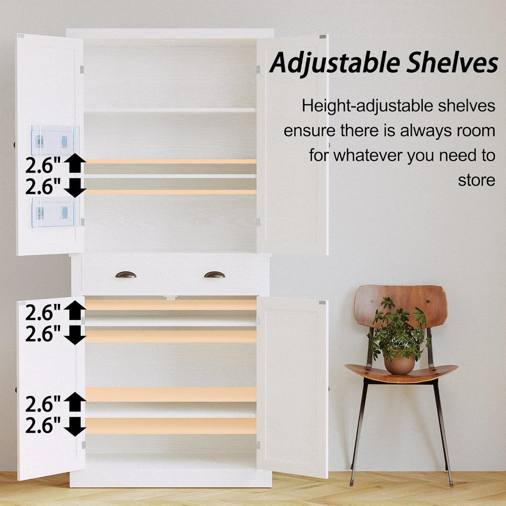 Storage Cabinet with Drawers and Doors | Open Shelves, Adjustable shelves, Organized essentials