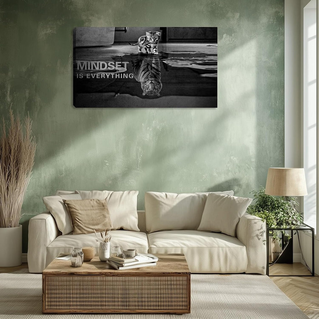 Motivational Wall Decor Inspirational Canvas Wall Art Bedroom Workplace Gym Positive Quotes Sayings Artwork for Walls
