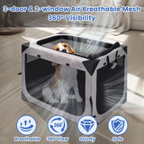 Dog Crate,36x25x25 Inch Large Dog Crate for Large or Medium Dogs, Portable and Foldable Design of Dog Cage