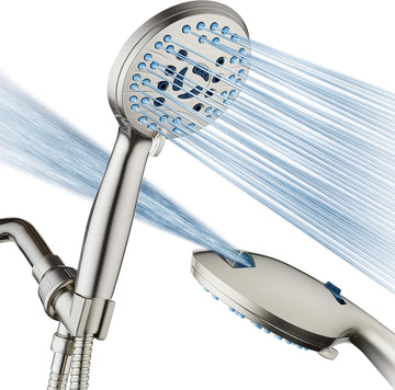 AquaCare High Pressure 8-mode Handheld Shower Head, Anti-clog Nozzles, Built-in Power Wash to Clean Tub, Tile & Pets