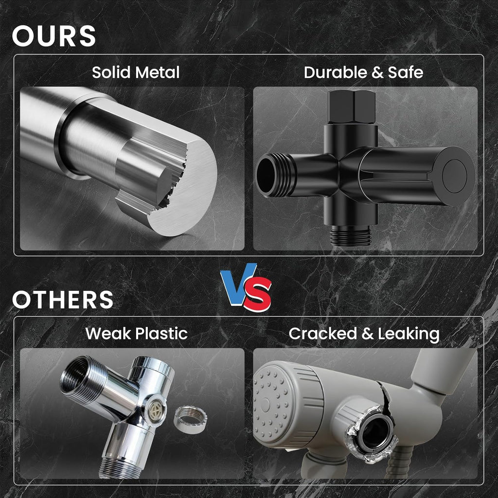 High Pressure Rain Shower Head with Handheld