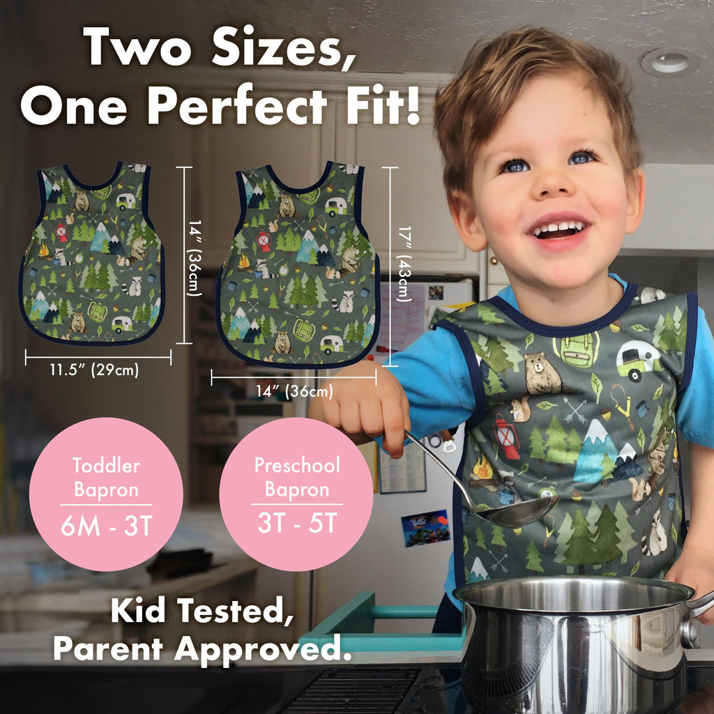 Tiny Town Cooking Crafting Bib Smock Preschool 3-5