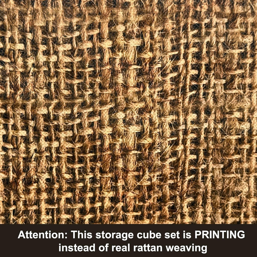 12x12 Cube Storage Bins - Fabric Cubby Bins with Dual Handles, Collapsible Storage Organizer for Shelf, Closet