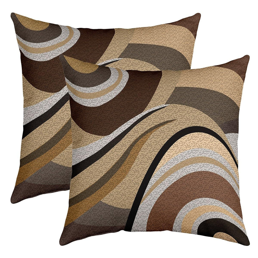 Geometric Throw Stripe Pillow Covers 22x22 Inches Soft